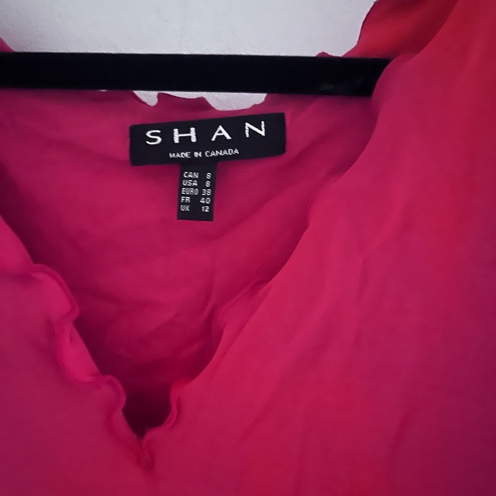 SHAN Canada red mini dress/ swim cover up size 8